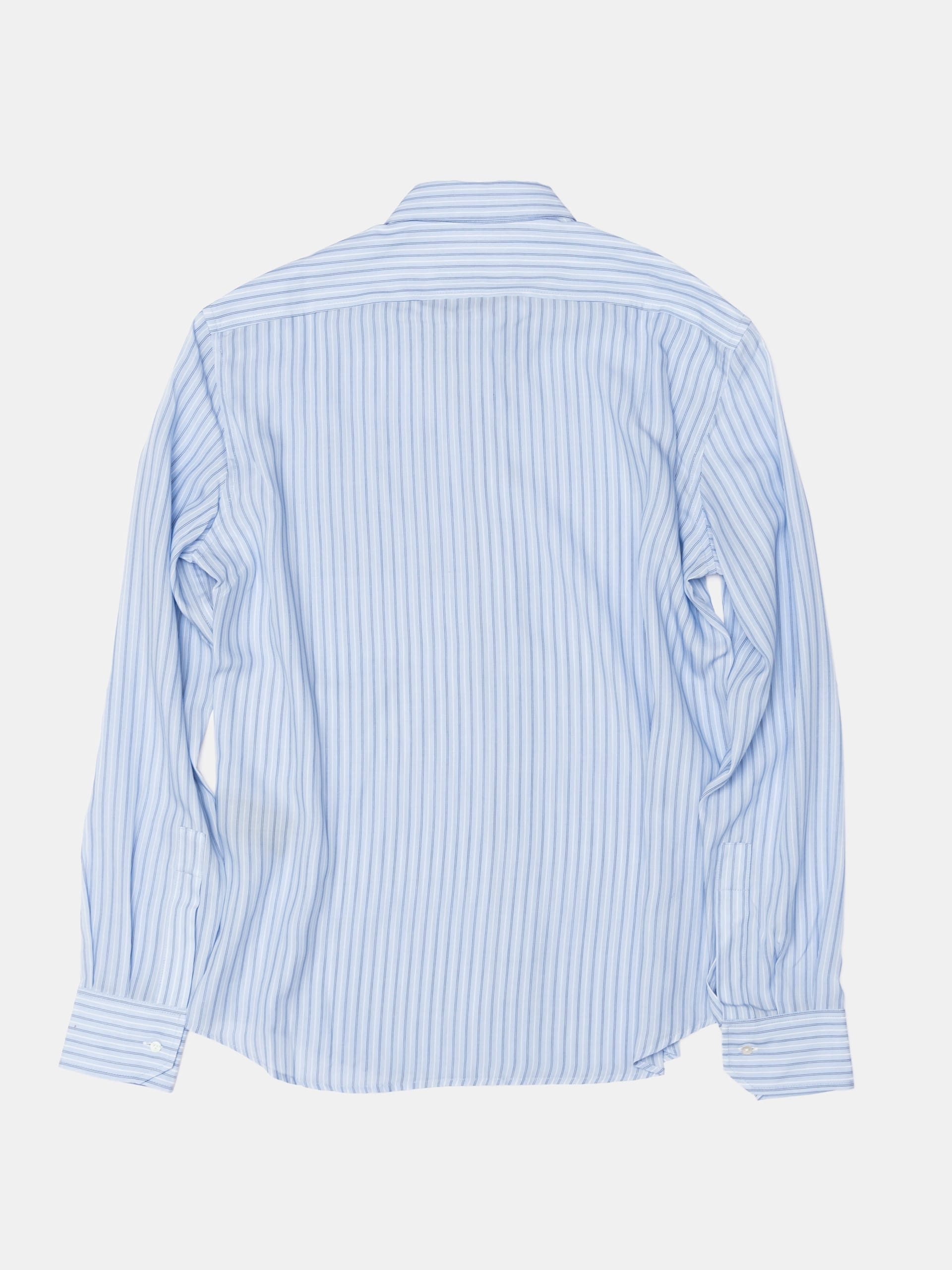 OMAR AFRIDI Dress Shirt / Blue Stripe - NIGHTHAWKS