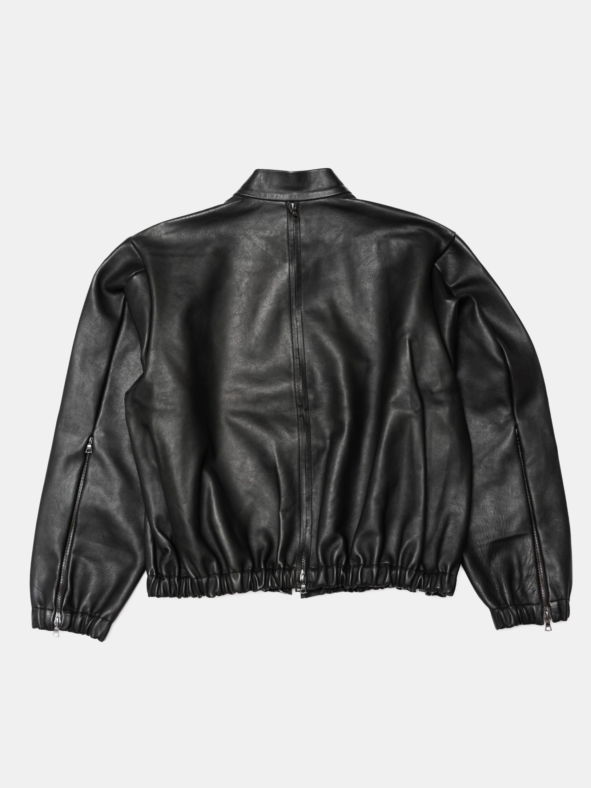 GABRIELA COLL GARMENTS Leather Six Zipper Jacket - NIGHTHAWKS